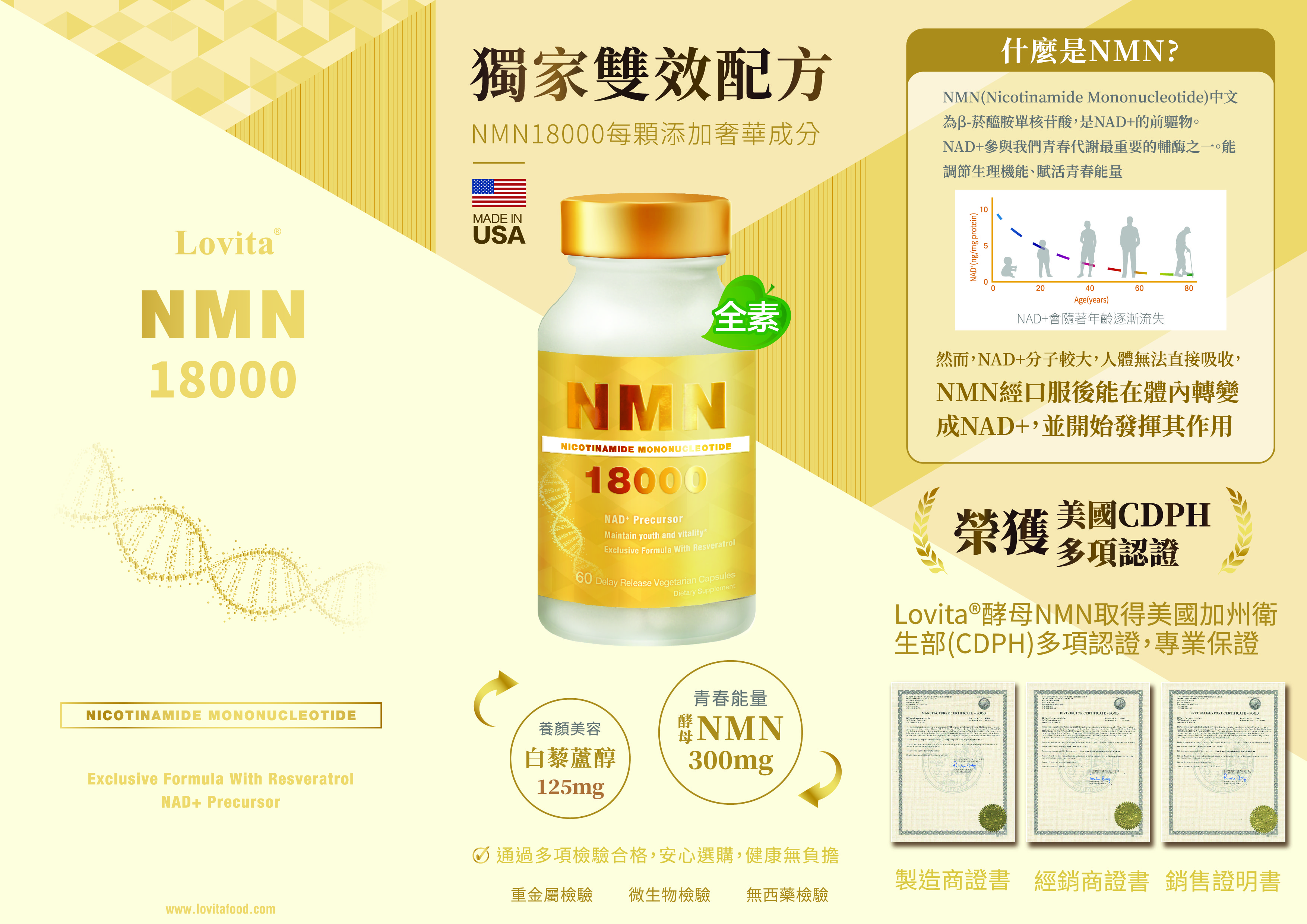 Lovita NMN — Product Flyers